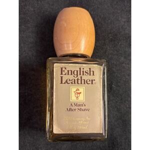 Vintage English Leather A Man's Aftershave 8 oz NOS Mens Retro 80's Show Prop